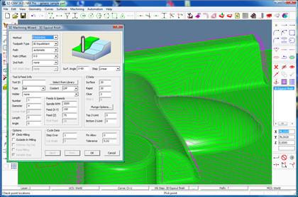 3D Machining Wizard and New Toolpath Engine